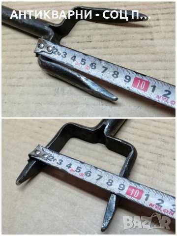 Стара Кована Наковалня За Клепане На Коси / НОМЕР 2'., снимка 4 - Антикварни и старинни предмети - 42656323