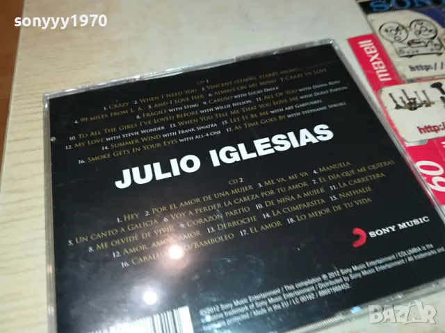 JULIO IGLESIAS X2 CD 0104251139, снимка 10 - CD дискове - 49721811
