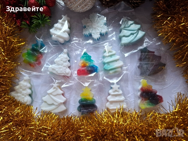 Бюджетни глицеринови сапунчета за Коледните празници, снимка 8 - Коледни подаръци - 52730197