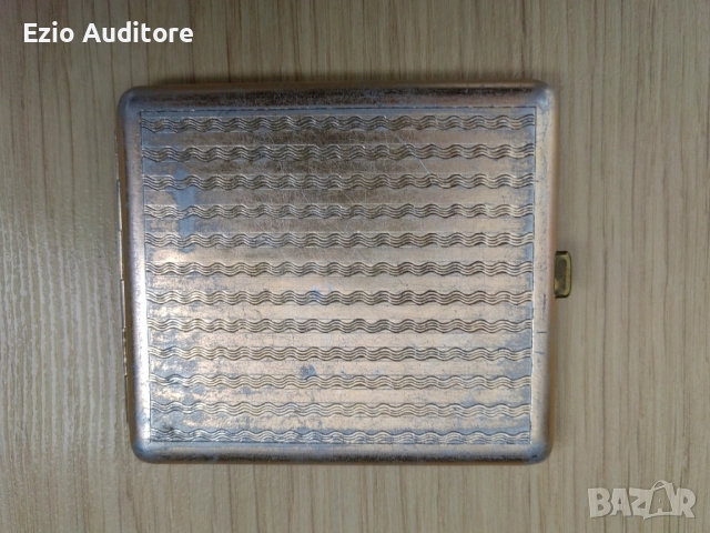 Стара руска табакера за цигари , снимка 3 - Антикварни и старинни предмети - 52364736