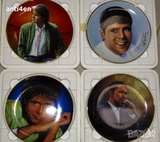 9 бр. портретни чинии на Клиф Ричард - 40 славни години, от Данбъри Минт, снимка 3 - Колекции - 39448019