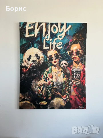 Висококачествена декоративна канава, опъната върху здрава дървена подрамка, снимка 16 - Картини - 50832776