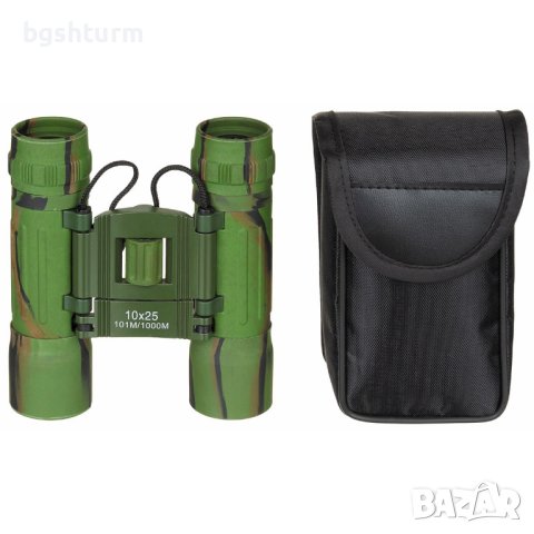 БИНОКЪЛ, СГЪВАЕМ, 10X25'' WOODLAND'' РУБИНЕН ОБЕКТИВ