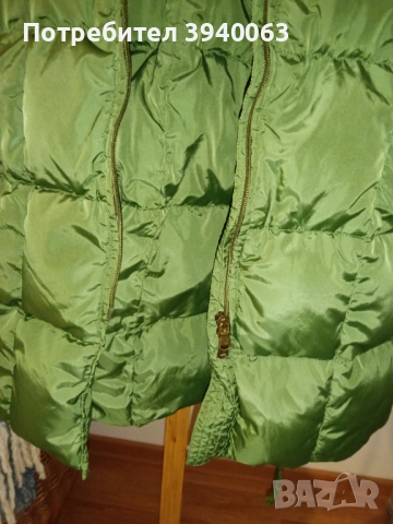 Пухено яке Марела спорт зелено, снимка 10 - Якета - 52674269
