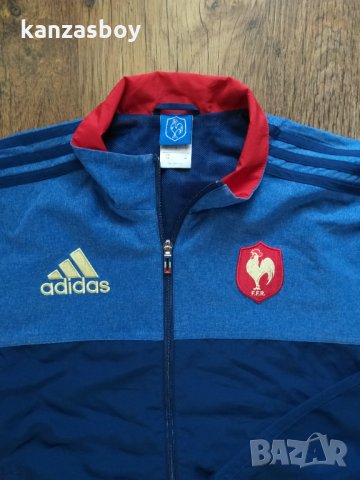 adidas Mens Presentation Jacket France - страхотно мъжко горнище КАТО НОВО, снимка 3 - Спортни дрехи, екипи - 35721350