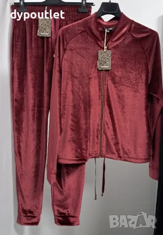 Golddigga -  Дамски комплект горнище и панталон Veloul, размер - S. 