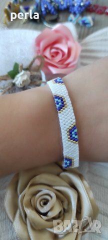 Ръчно изработени гривни от мъниста, снимка 9 - Гривни - 43375438
