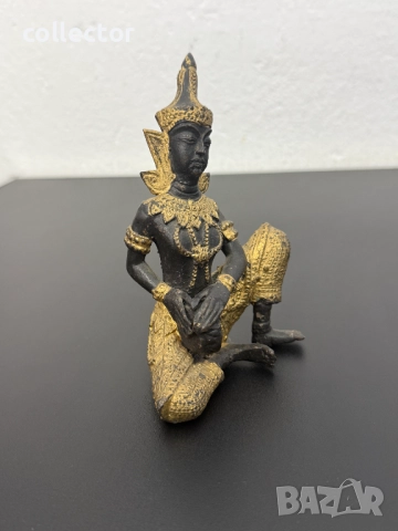 Тайландска бронзова статуетка / фигура на Тепаном. №7751, снимка 5 - Колекции - 52814105