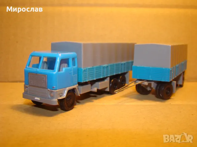 IGRA? H0 1/87 VOLVO F 89 КАМИОН TIR МОДЕЛ КОЛИЧКА ВЛЕКАЧ, снимка 3 - Колекции - 48456605