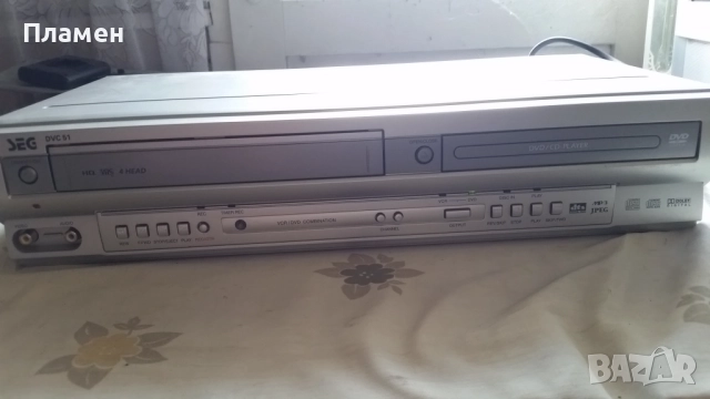 DVD+VHS SEG DVC 51, снимка 2 - Плейъри, домашно кино, прожектори - 51704515
