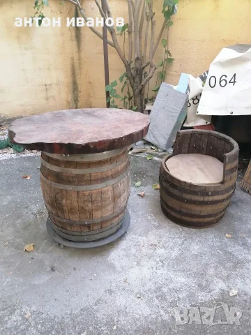 Маса и стол от бурета