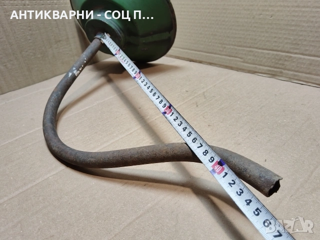 Стара Соц Българска Емайлирана Улична Лампа. / НОМЕР 1611., снимка 7 - Антикварни и старинни предмети - 53670606