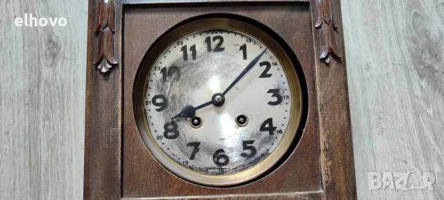 Стар стенен часовник, снимка 4 - Антикварни и старинни предмети - 48125495