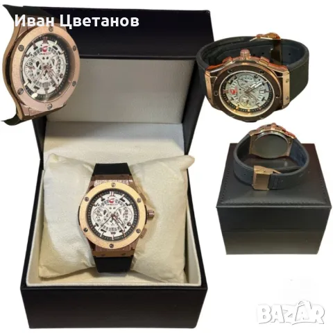 Изискан мъжки часовник със стилен циферблат