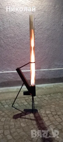 Ракетна печка на пелети с открит огън в стъклена тръба за отопление осветление и декорация градина, снимка 6 - Отоплителни печки - 47720025