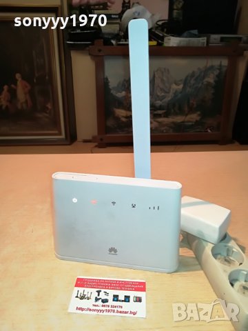 NEW MODEL-4G Huawei b-311-221-А1 рутер за сим карта 2808211651, снимка 2 - Рутери - 33949950