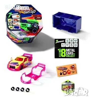 Количка Majorette - Tune-Ups Series 3 with NEON Effects - с неонови ефекти/ 7 изненади