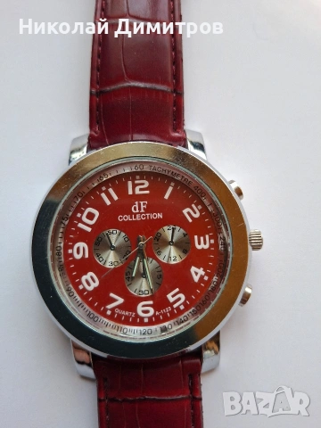Елегантен кварцов дамски часовник от дизайнерска колекция на dF collection.