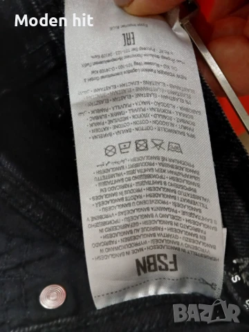 FSBN дънкови 3/4 панталонки за слаб мъж, или тийнейджър, снимка 6 - Къси панталони - 50634313