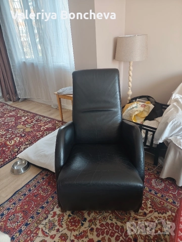 кресло от естествена кожа , снимка 3 - Дивани и мека мебел - 52802376
