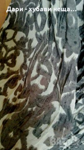 Туника в сиво, с флорални мотиви🍀❤S,M❤🍀арт.219, снимка 3 - Туники - 35734778