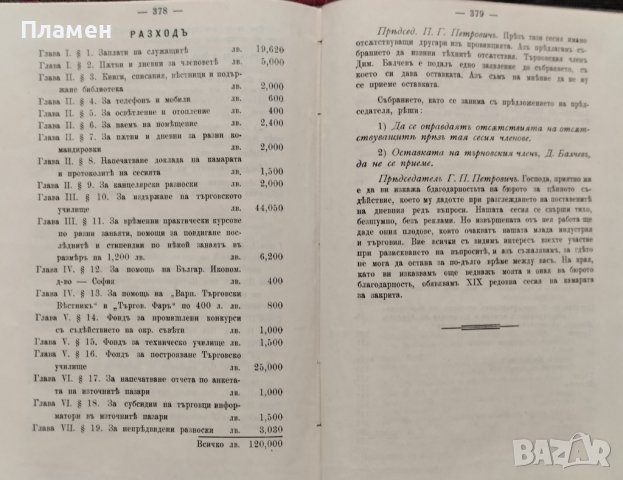 XIX-та редовна сесия на Варненската Търговско-Индустриална Камара 25 ноемврий - 4 декемврий 1910г., снимка 6 - Антикварни и старинни предмети - 39866301