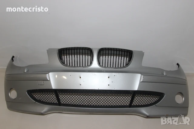 Предна броня BMW E87 Serie 1 (2004-2007г.) 51117151823 с отвори за пръскалки, снимка 8 - Части - 50696389