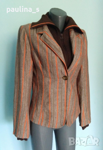 Комбинирано вълнено сако "Vila", снимка 2 - Сака - 36456935