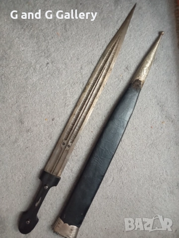 Стар кинжал 60 см., снимка 17 - Други ценни предмети - 52803694