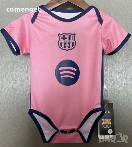 БЕБЕШКИ бодита AL NASSR RONALDO, MESSI MIAMI, REAL MADRID, BARCELONA, JUVENTUS, MILAN, PSG, INTER!, снимка 6 - Бодита за бебе - 53760328