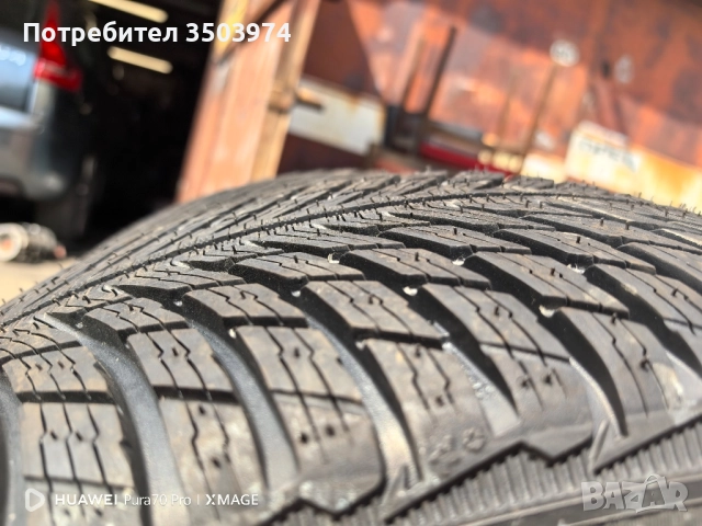 2 броя зимни гуми Michelin Pilot Alpin 225/60/17, снимка 4 - Гуми и джанти - 51629489