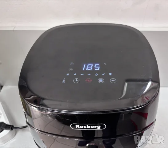 НОВ! Фритюрник с горещ въздух Air Fryer Rosberg R51980CA 1350W, снимка 2 - Фритюрници - 56137004