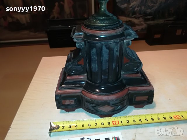 мраморен свещник от франция 1012221910L, снимка 7 - Антикварни и старинни предмети - 38967770