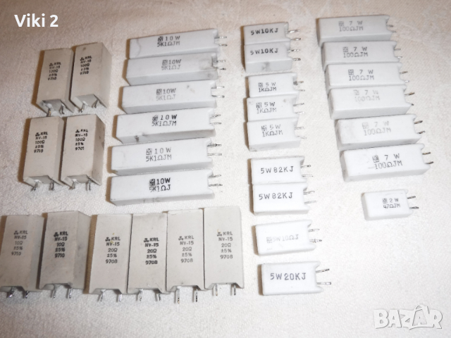 Мощни керамични жични съпротивления