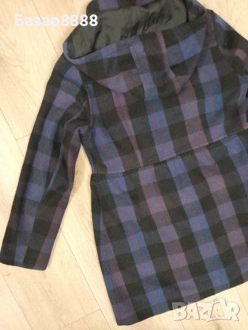 Дамско карирано палто,размер М, снимка 5 - Палта, манта - 39607899