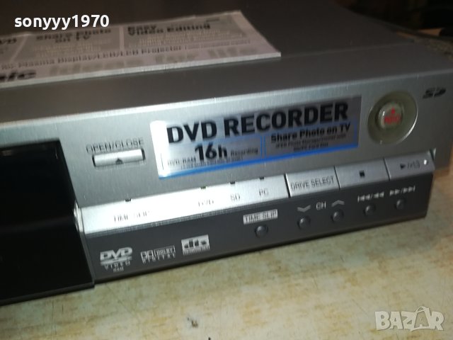 PANASONIC DMR-E65EG DVD RECORDER 1002241728, снимка 8 - Плейъри, домашно кино, прожектори - 44229075