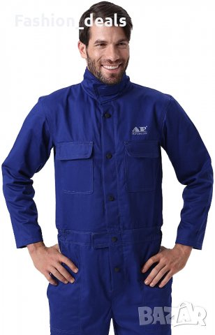 Защитен огнеустойчив цял гащеризон Работно облекло XXL за заварчици