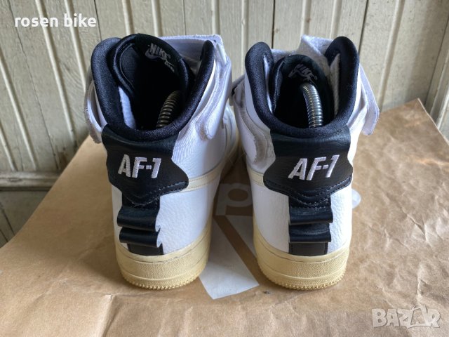 ''Nike Air Force 1 High Utility White Light Cream''оригинални маратонки 38.5 номер, снимка 7 - Маратонки - 41651741