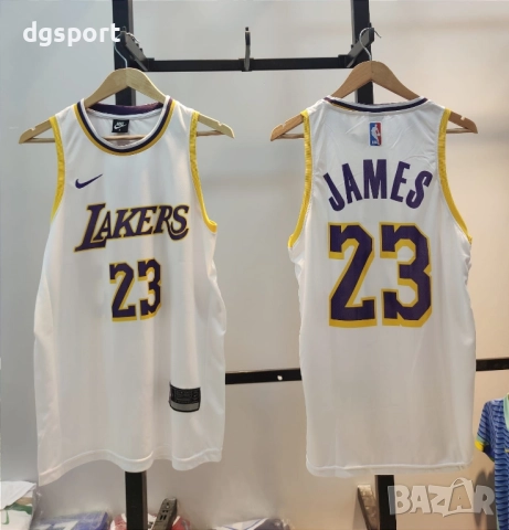 Баскетболен потник на Лейкърс #Леброн Джеймс #23!