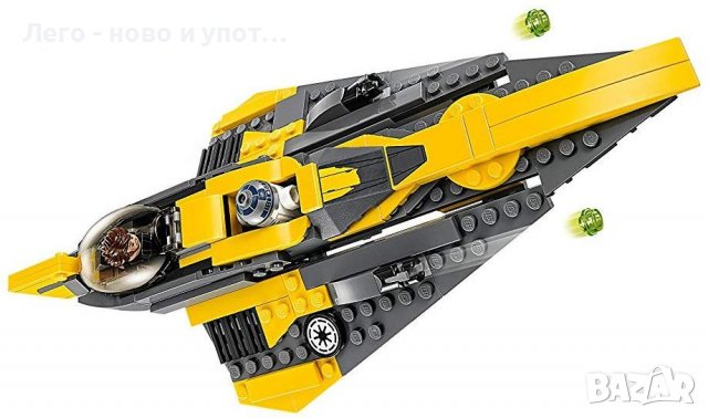 НОВО Lego Star Wars - Anakin's Jedi Starfighter (75214), снимка 3 - Конструктори - 39492365