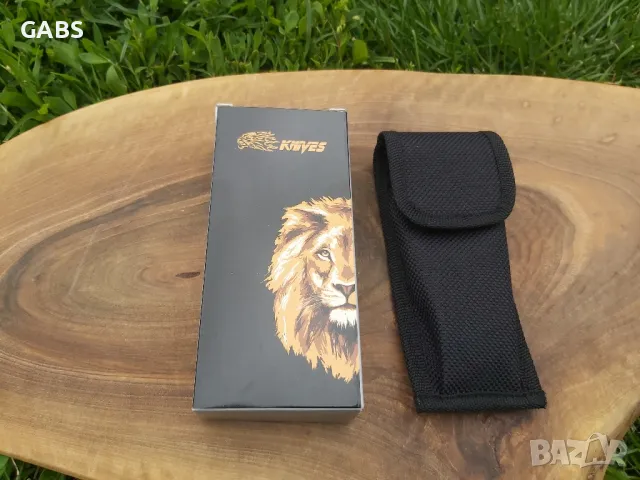 Сгъваем нож LION KNIVES с текстилен калъф, снимка 11 - Ножове - 50066930