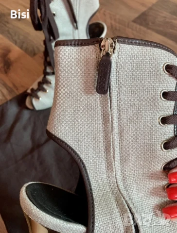 Gucci оригинални,летни дамски боти,сандали, снимка 4 - Маратонки - 50491819