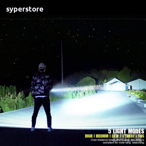 Фенер ръчен, много мощен, професионален Digital One SP00856 P90 става и за колело с презареждаема ба, снимка 3 - Друга електроника - 41738920