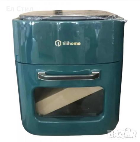 Електрически фритюрник с горещ въздух,обем 15 л., таймер + touch-screen, снимка 5 - Фритюрници - 53588158