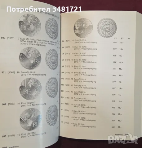 Euro Münzkatalog 1999-2010. Alle Länder, Münzen, Münzstätten und Auflagen, снимка 6 - Други - 55964083