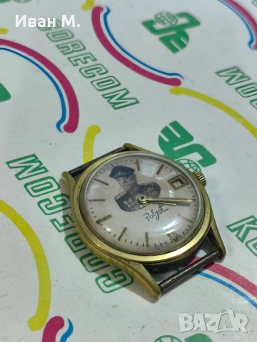 позлатен механичен часовник Polyot / от Чочоолу за сестра му Стоянка , снимка 2 - Антикварни и старинни предмети - 52452115