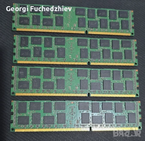32GB (4X8GB) PC3-12800R 2RX4 REG ECC DDR3 Сървърна памет, снимка 2 - RAM памет - 50552437