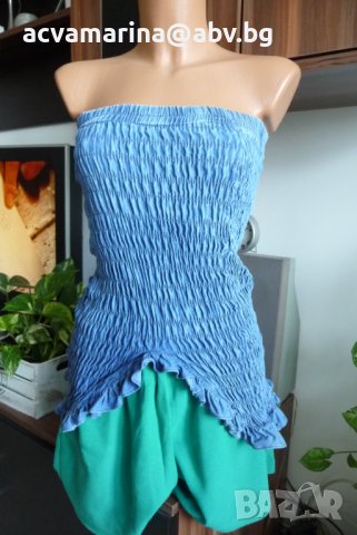 дънково бюстие /бюстие от деним /