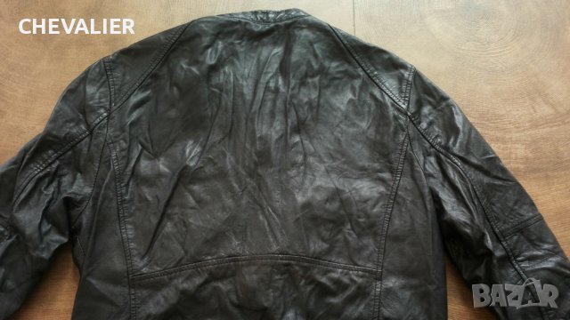 Jack & Jones Lamb Leather Jacker Размер M мъжко яке естествена кожа 4-57, снимка 5 - Якета - 42593791