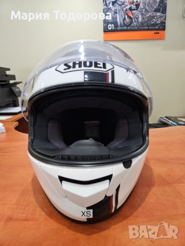 Нова мото каска Shoei, размери XS,S, снимка 11 - Аксесоари и консумативи - 53280750